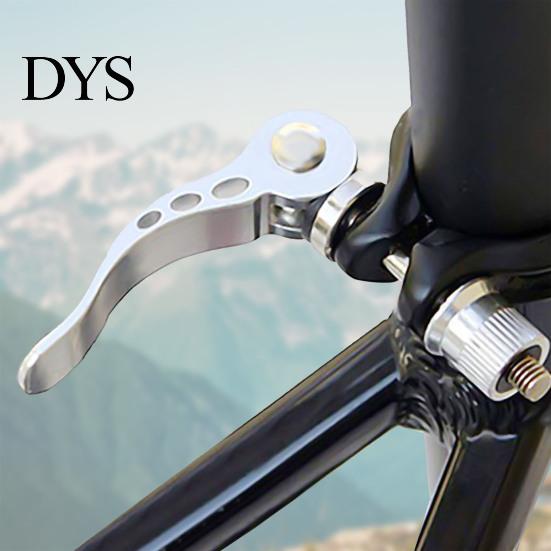 Bike Supplies Black Seat Clamp Rustproof Corrosion Resistant Reusable Quick Aluminum Quick-release Release Pipe Locking Screws Maintenance Tool