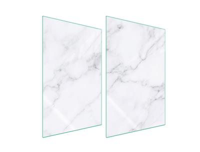 SZKLANA PŁYTA OCHRONNA DO KUCHNI 2x35x52 MARMUR