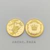 Dental Creative Tooth Fairy Shape Commemorative Coin Gold Plated Souvenir Coin for Children Kids Baby Dentistry Clinic Gifts