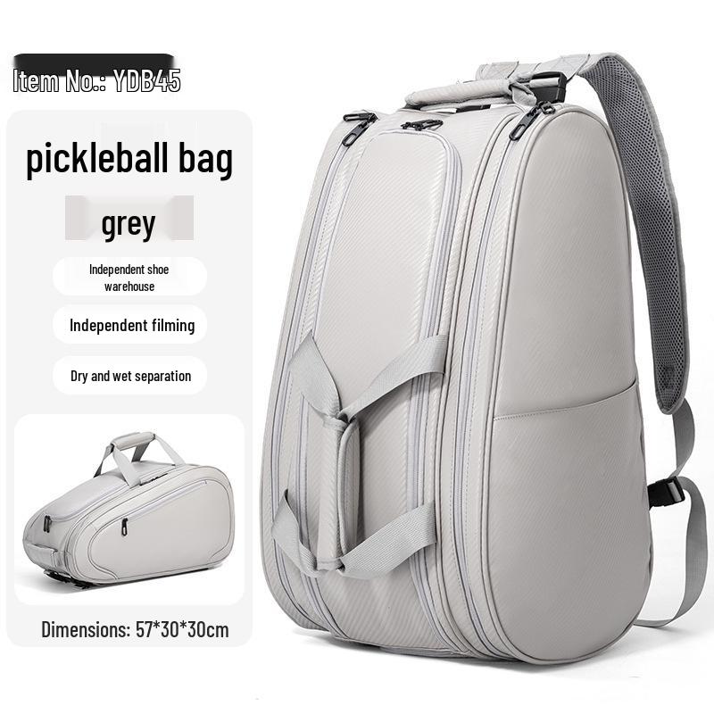 Multifunktionaler Pickleball- & Tennis-Rucksack mit großem Fassungsvermögen für das Training im Freien