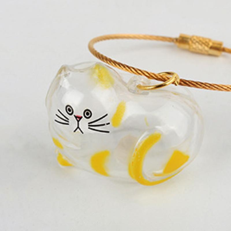 Transparente Aufbewahrungsbox für Welpenfell Niedliche Tierfell-Aufbewahrung Anhänger Dekoration Gedenkstaubbox Geschenk