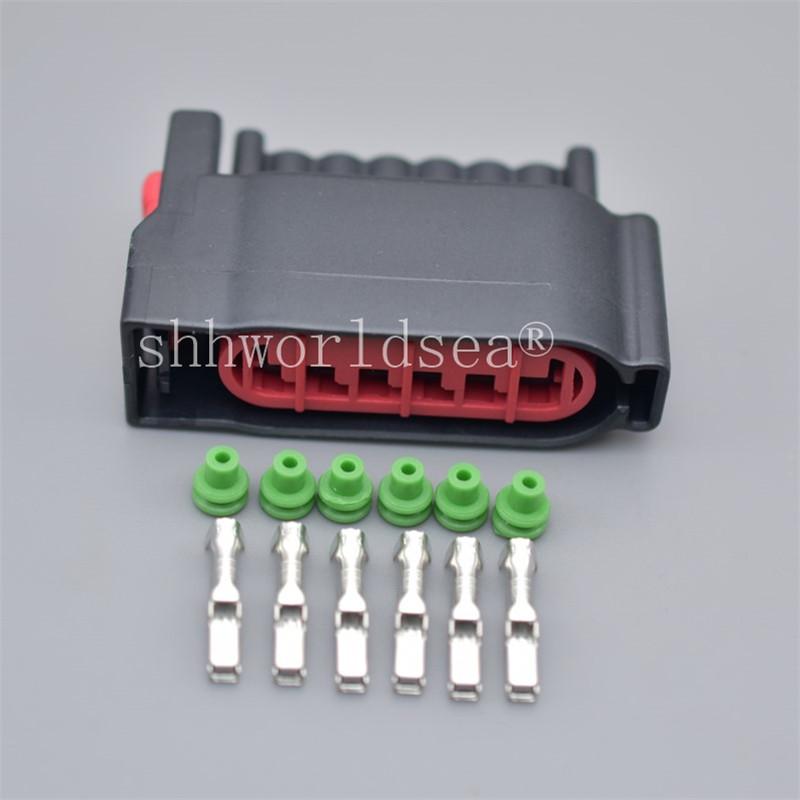 1Sets 6 Pin 4M51-9F836-BK Auto Accelerator Pedal Car Connector For Volvo For  Ford 1.6TDCI Accelerator Throttle Car 4M5T-14A464