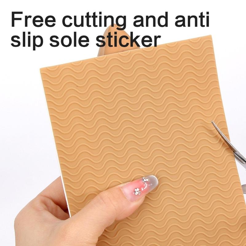 Shoe Tread Patches Slip Resistant Rubber Tread Protectors Pad Noise Reducing Adhesive Shoe Pad For Sneakers Trainer