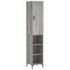 Highboard Grey Sonoma 34.5 x 34 x 180 cm Particleboard