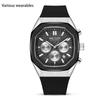 New Men's Three-eye Six-pin Fashionable Multifunctional Luminous Waterproof Watch