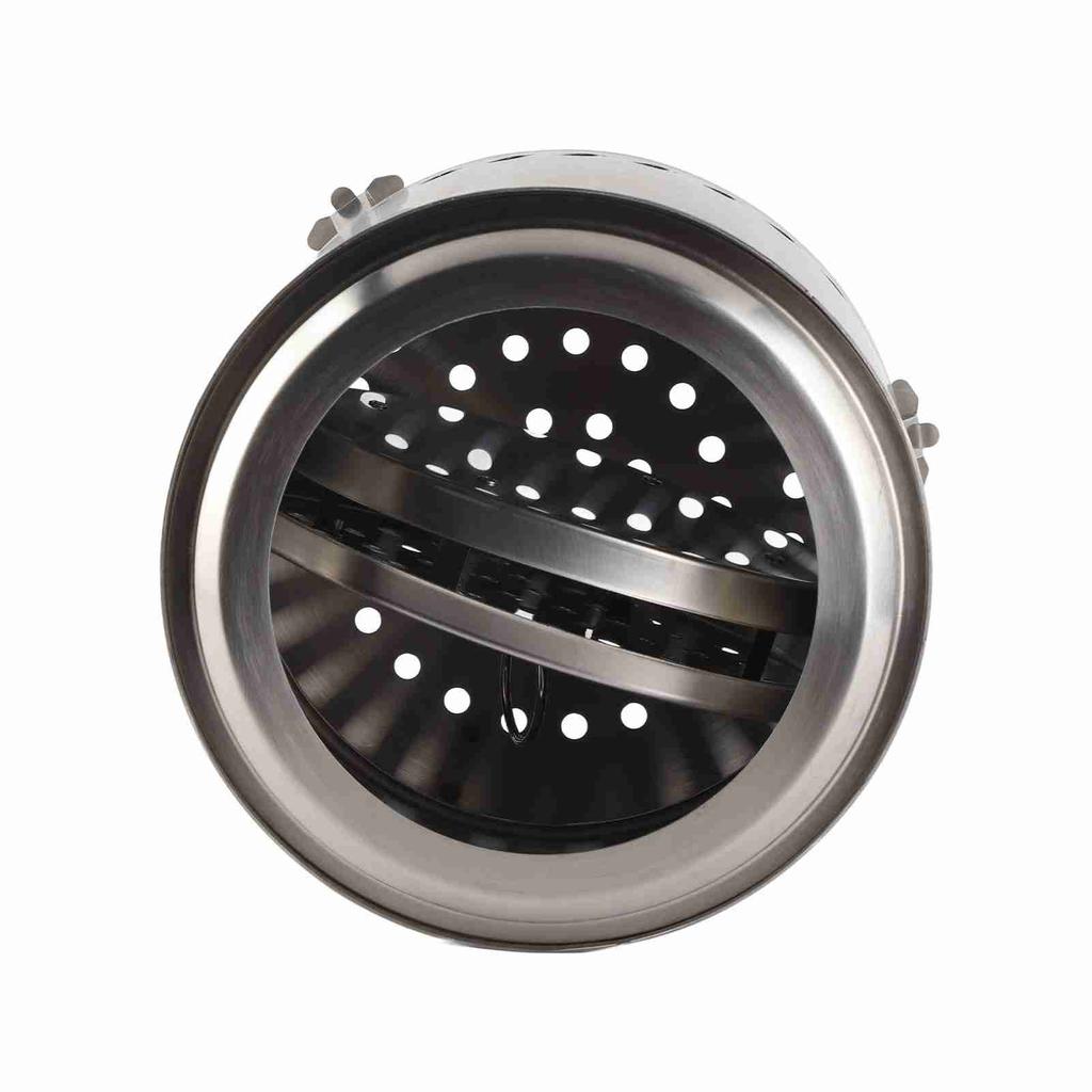 Smokeless Fire Pit Stainless Steel Outdoor Bonfire Burner Firewood Stove Heater Camping Furance Portable Wood Burning Brazier