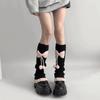 Sweet Autumn and Winter Pom-pom Lace Contrasting Color Sock, Jk Girl Pink Bow Leg Cover, Dui Dui Sock