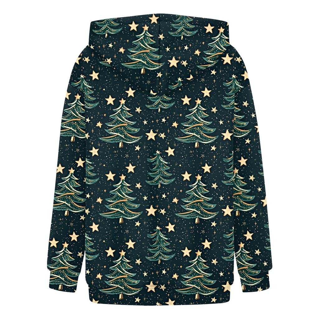 Dámské bundy Kabát s dlouhým rukávem Zapínání na zip Potisk Svrchní oděv Ležérní bundy