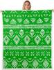 Navajo Pattern Blanket Tribal Design Fleece Throw Southwestern Decor Geometric Print Cozy Home Textile