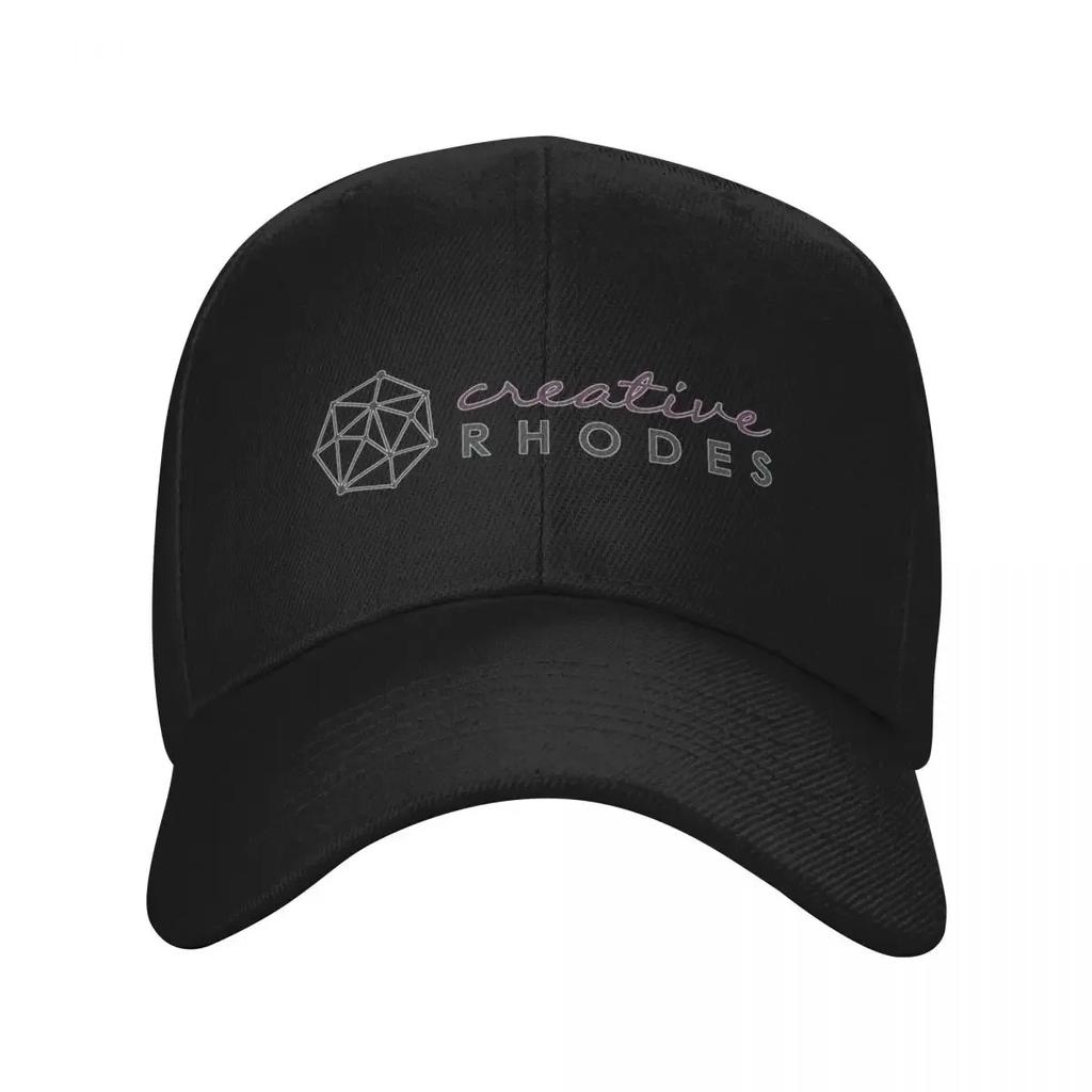 Creative Rhodes | Logo Baseball Cap Horse Hat Wild Ball Hat For Men Women's