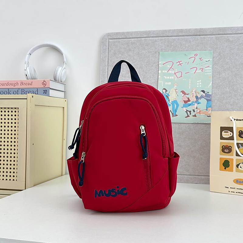 

Женский рюкзак Легкий школьный рюкзак для ученика средней школы Small красный