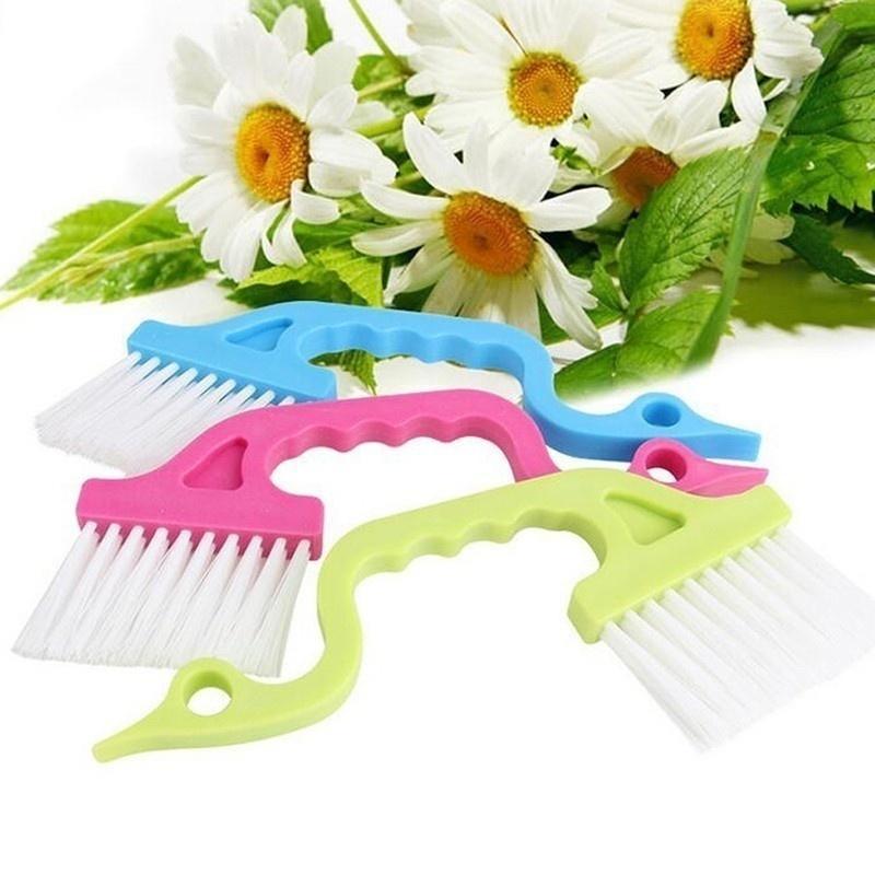 Brush Air Louvers Brush Tube Hand-held Slit Trench Doors Cleaning Random Color MIT