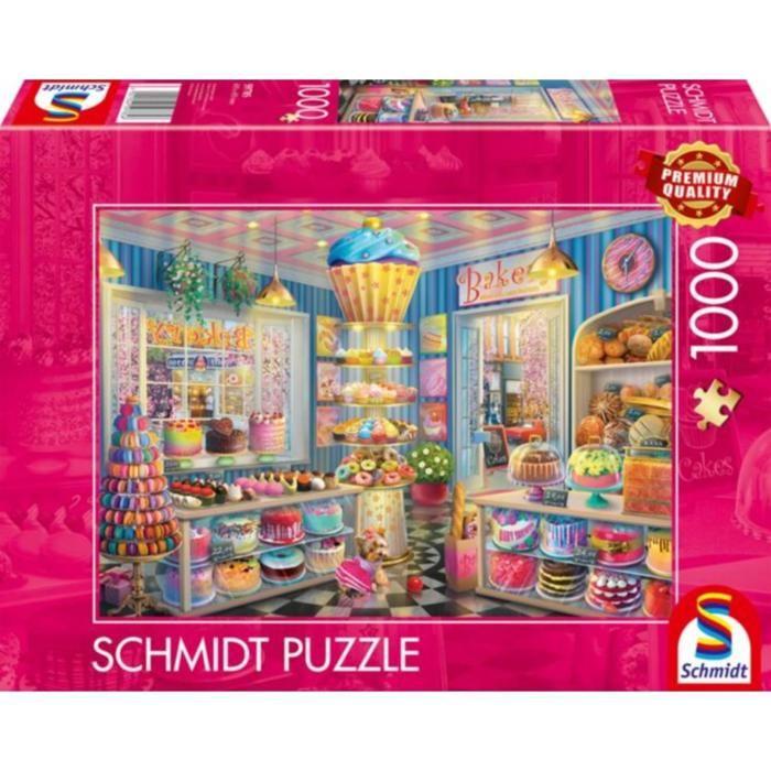 Puzzle 1000 Pièces : La Pâtisserie Multicolore