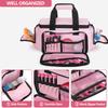 Women's Heavy Duty Nylon Tool Carriers Bag 14 Inch Extra Padded Compartments Ergonomic Handle Jobsite Essential