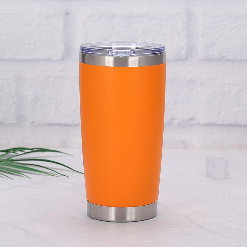 20oz Outdoor 304 Stainless Steel Beer Tumbler for Cars, Without Straw