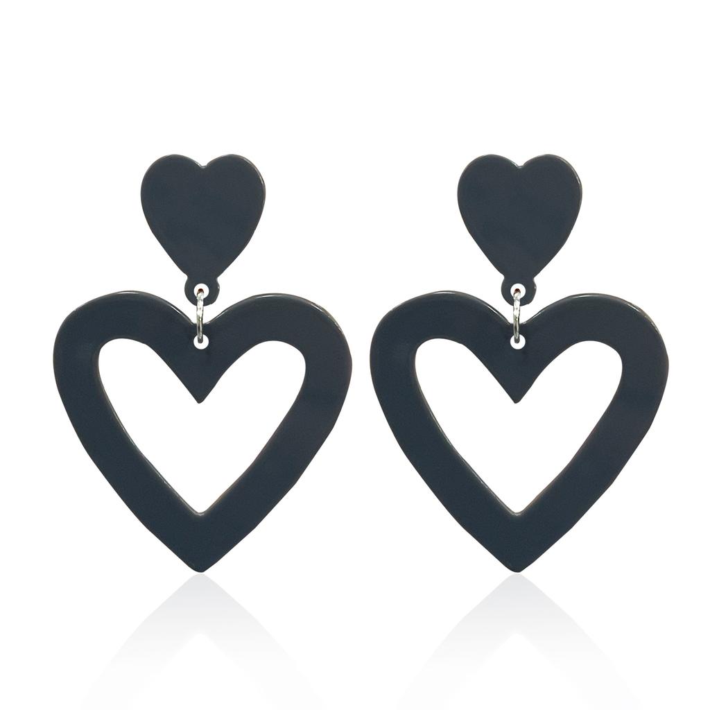 Orecchini a cuore-Mini Orecchini-Orecchini a cerchio-Orecchini piccoli-Regalo di San Valentino