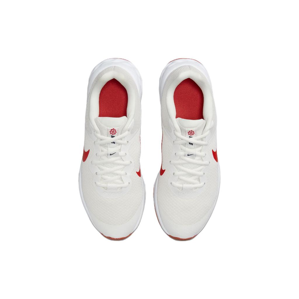 Nike Revolution 6 GS Summit White Track Red Kids Sneakers Obsidian DD1096-102