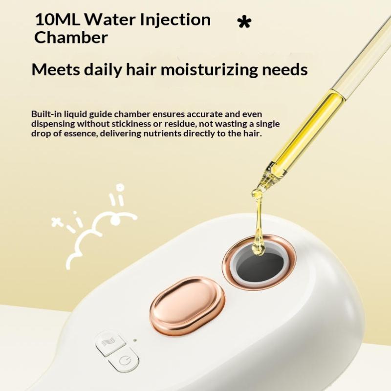 Electric Steam Brush With Water Spray Wet Electrics Hairbrush Usb-C Charging For Detangling Smoothing Styling & Frizz Control