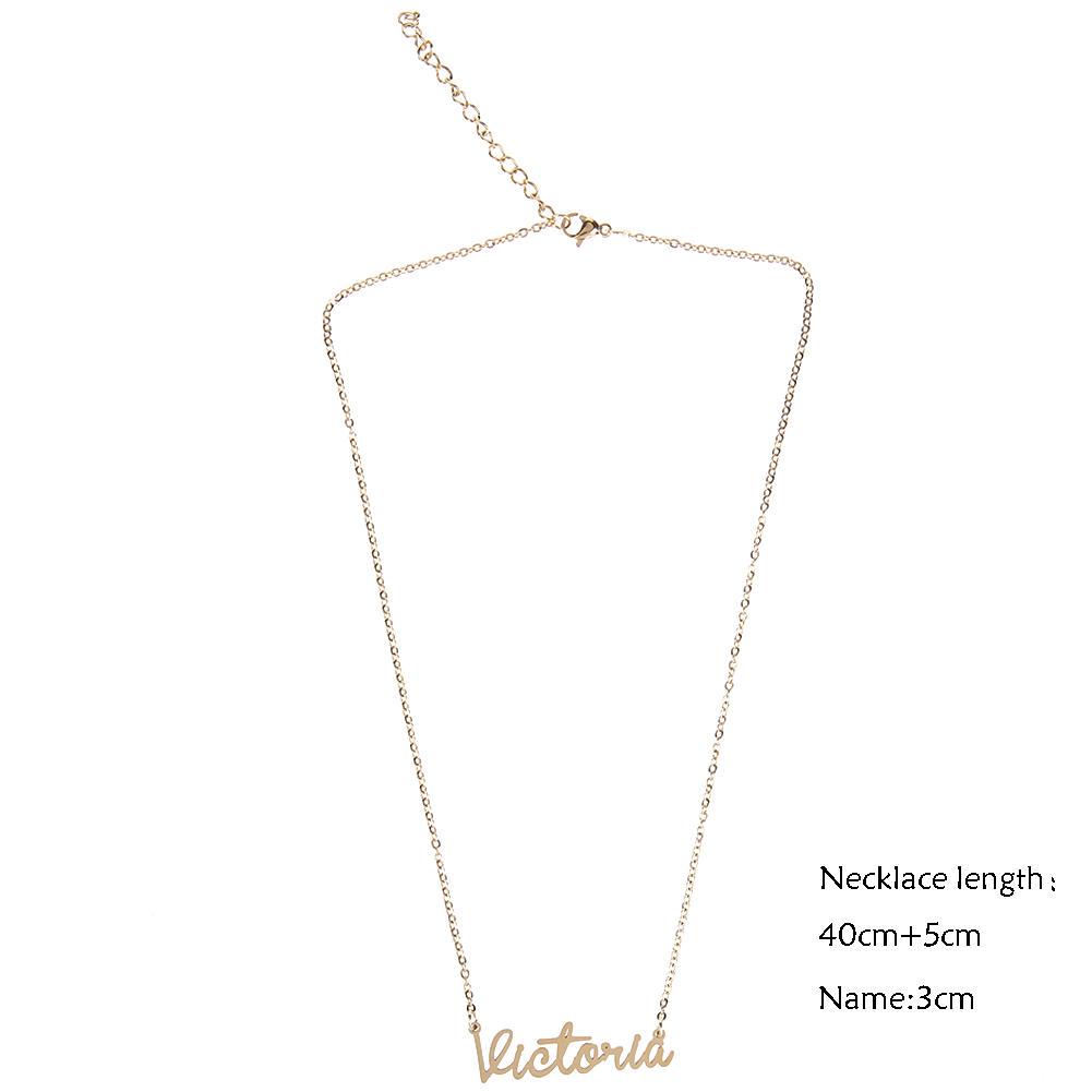 Buy Women Custom Name Pendant Chain 