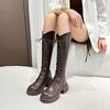 Knight Boots Women's Winter New Spice Girl Boots Thick-soled Straps Look Thin But Knee Boots Women