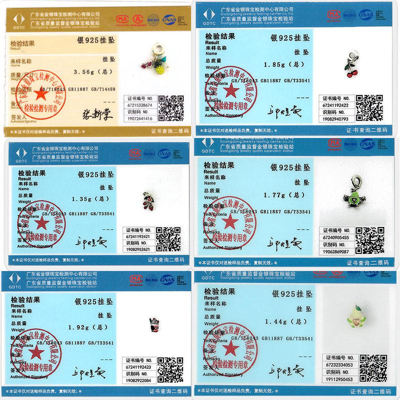 Original Charms Beads Copper Cherry Strawberry Avocado Fruit Charms Pendant For Woman Jewelry Making