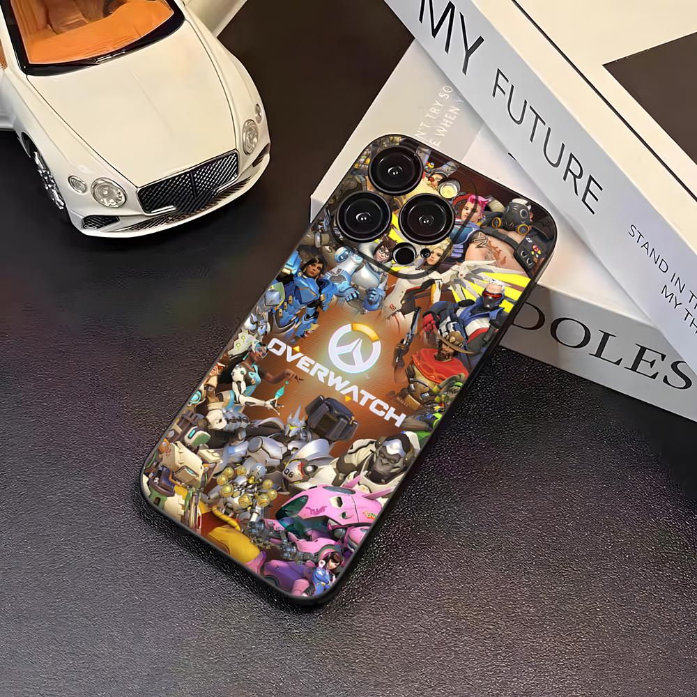 Game Overwatch Phone Case For 16 Pro Max Iphone 17 Pro Max 14 15 Plus 12 13 11 Pro Xr X Xs SE Back Cover