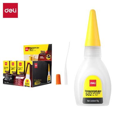 Deli 714 Series Fast-Drying Transparent Glue for Plastic Models & Leather