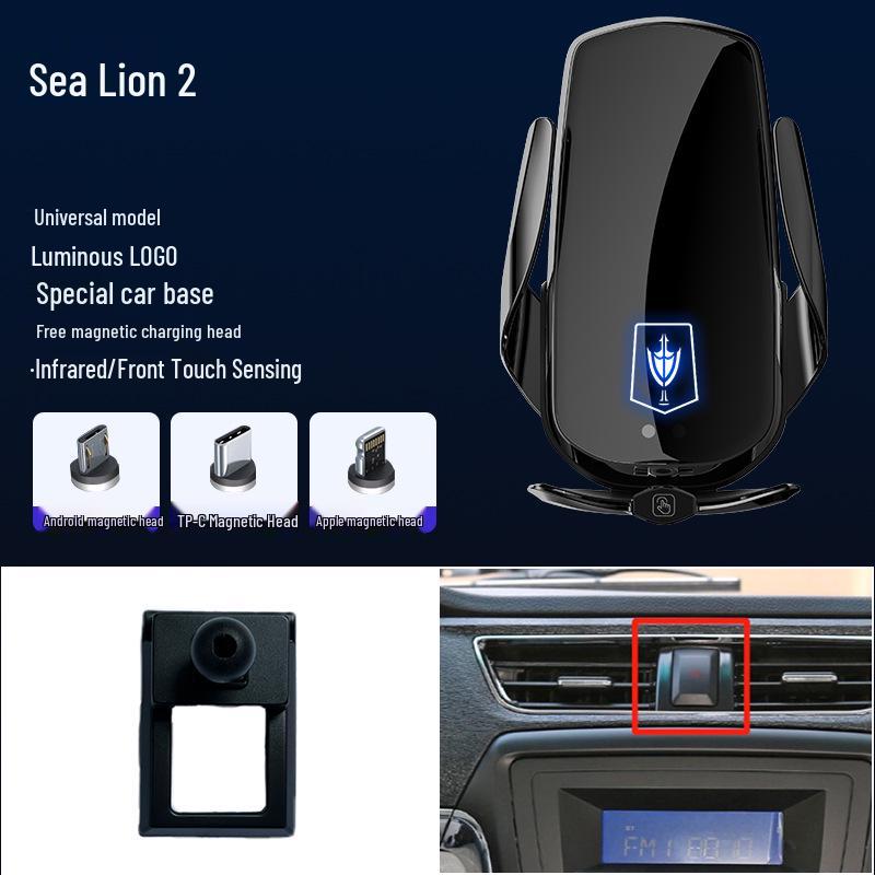 

Джинбей Хайс Магнитный Беспроводной Быстрой Зарядки Автомобильный Держатель для Телефона с Интеллектуальной Индукцией для Воздуховода.