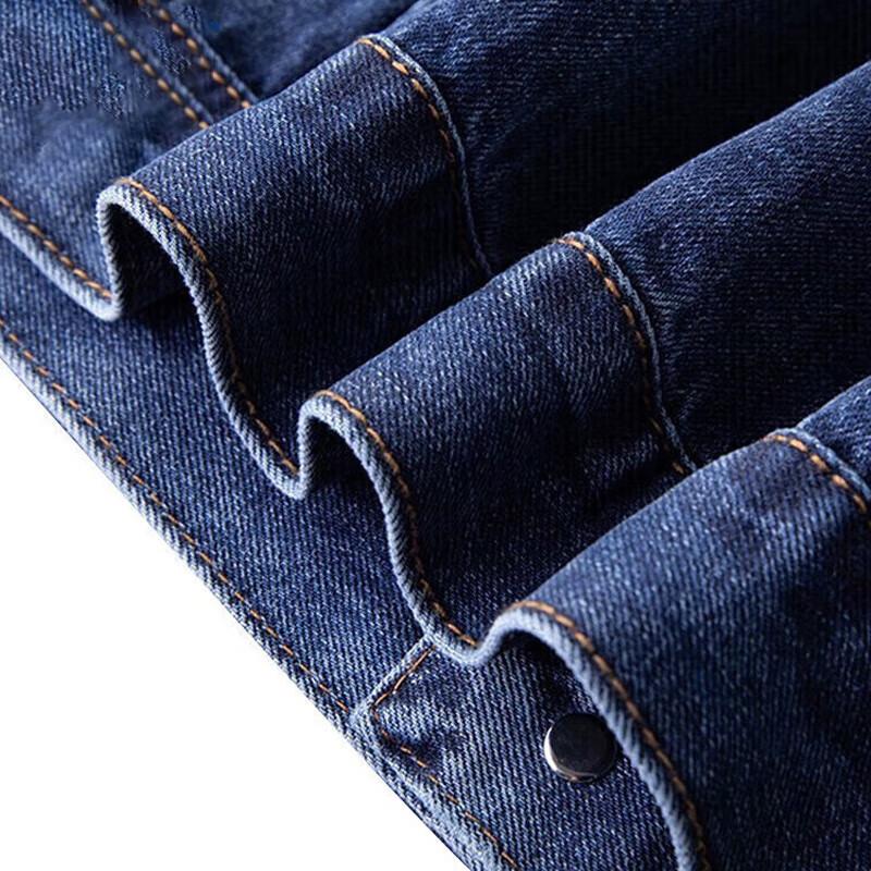 Jeanswest Men's Embroidered Loose Denim Jacket
