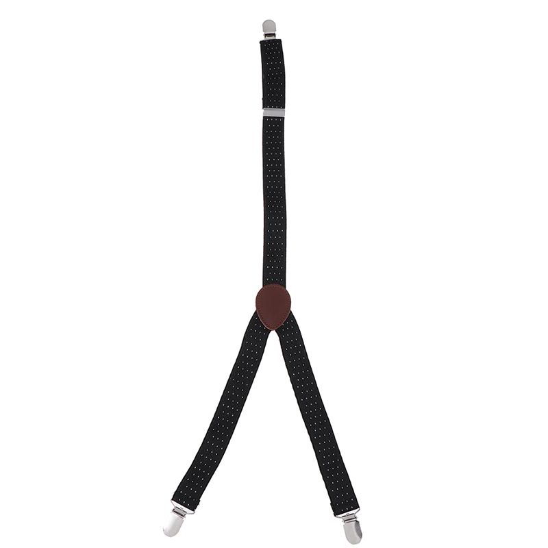 1Pair Mens Shirt Stays Garters Military Holder Non-Slip Clamps Leg Suspenders