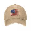 American Flag Vintage Baseball Cap Golf Hat Genuine Luxury Caps Visor Rave Womens  Unisexs