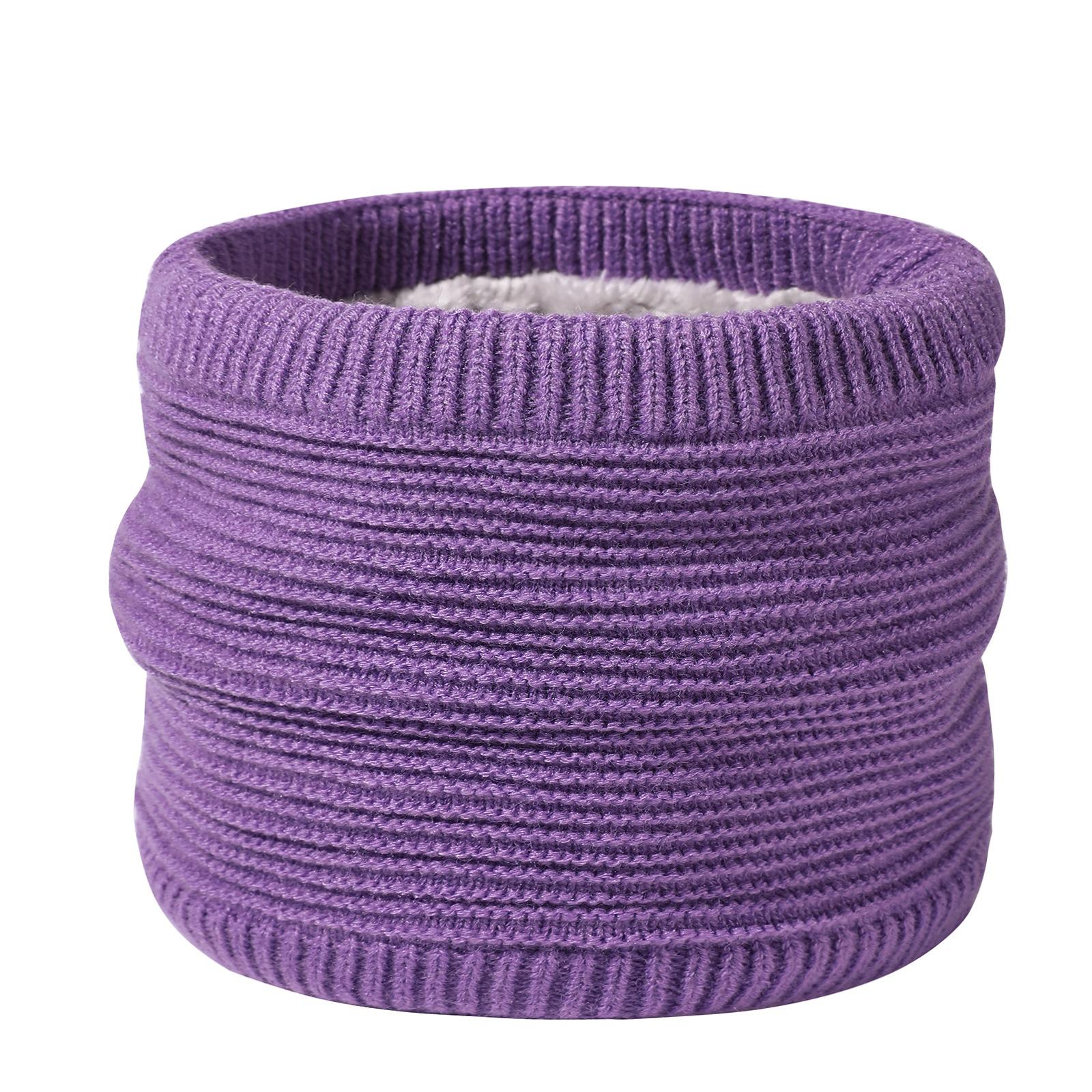 Мужской и женский зимний теплый шейный платок с флисовой подкладкой — фото 7