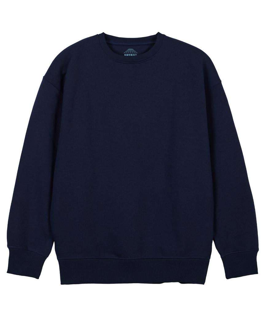 ASTRAL PROJECTION Basic Loose Fit Sweatshirt_Navy