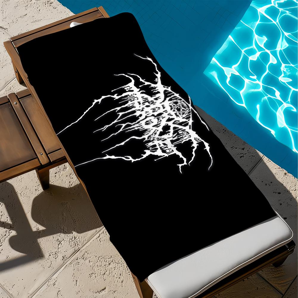 Darkthrone Pre-Historic Metal Towel Beach Bath Quick-Drying Lightweight Portable Sauna Camping Swim Pool Travel