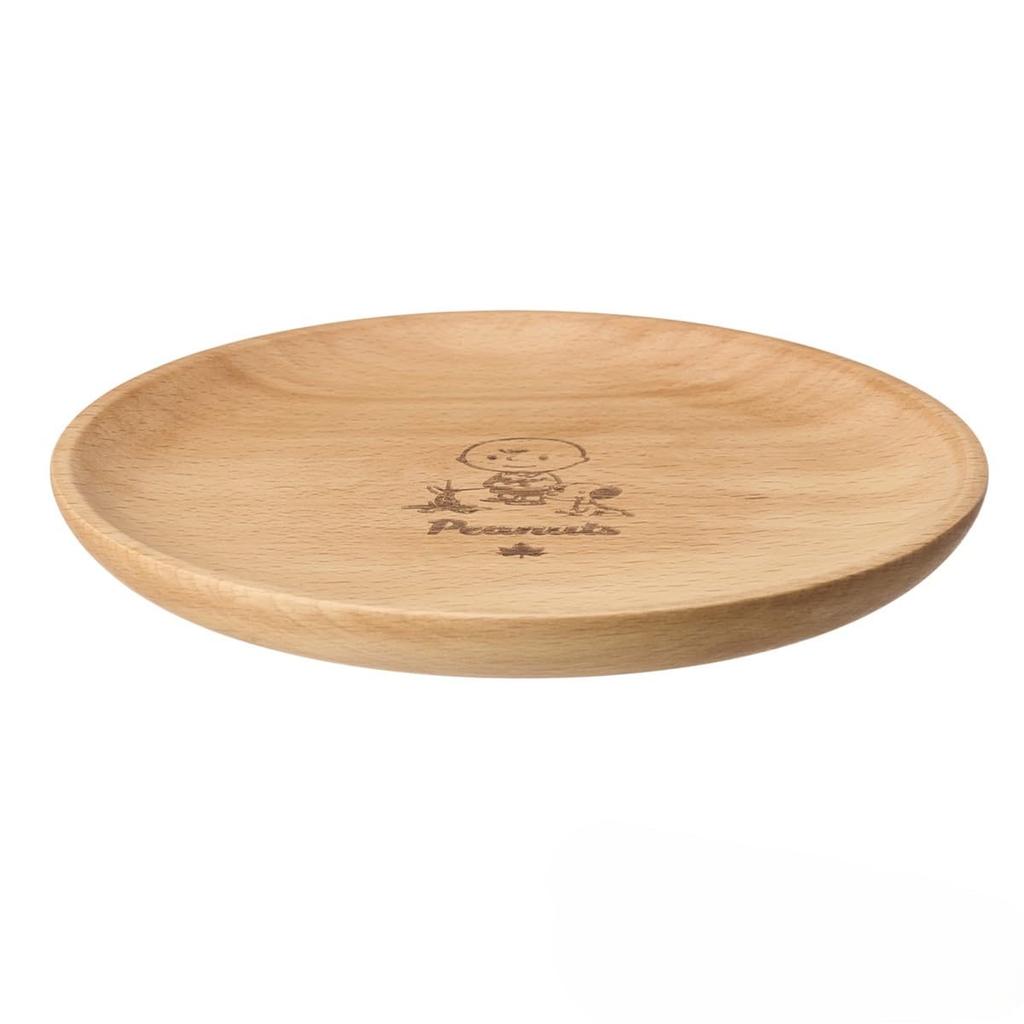 LOGOS SNOOPY (PEANUTS 75 Years) Wooden Plate 86001136