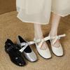 Fashion Women Soft Flats Sandals 2025 Summer New Fashion Butterfly Knot Flats Shoes Comfy Shallow Mouth Slip-on Daily Dress Women Flats
