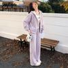 MJ STYLE Women's Casual Hooded Two-Piece Lounge Set