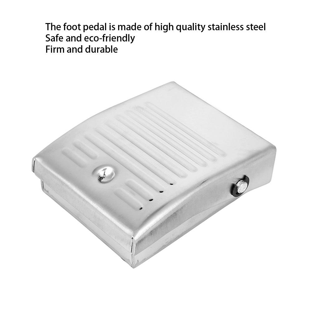 Stainless Steel Tattoo Foot Pedal RCA Interface Tattoo Machine Gun Foot Switches