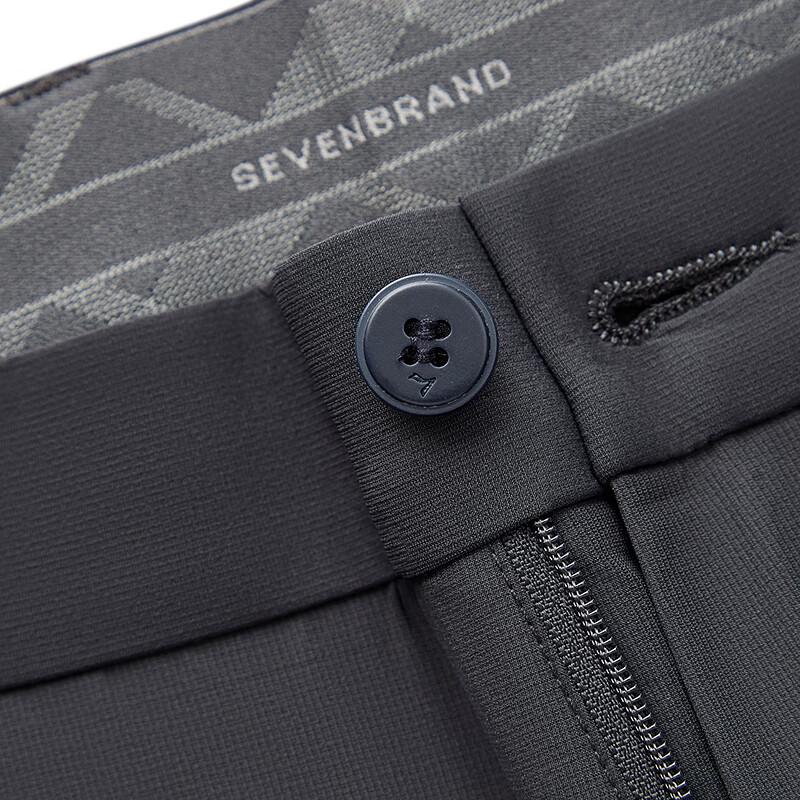 Septwolves Men's Lightweight Textured Business Casual Pants with Cuprammonium Fiber