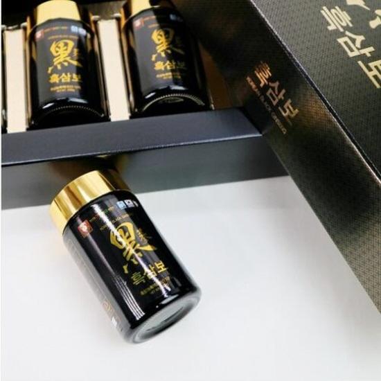 KOREA NO.1 Premium Korean Black Ginseng Saponin Extract, Panax 240g x 4 bottles