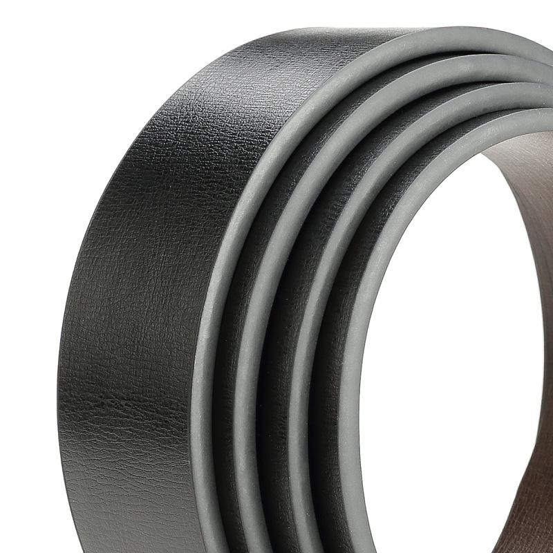 New Toothless Belt for Men, Genuine Leather Belt for Men, Toothless Automatic Buckle Strip