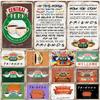 Central Perk Friends Kaffee, Vintage Metallblechschild, Dekorative Plakette, Retro Schild Cafe Küche Wohnzimmer Bar Poster, UW83