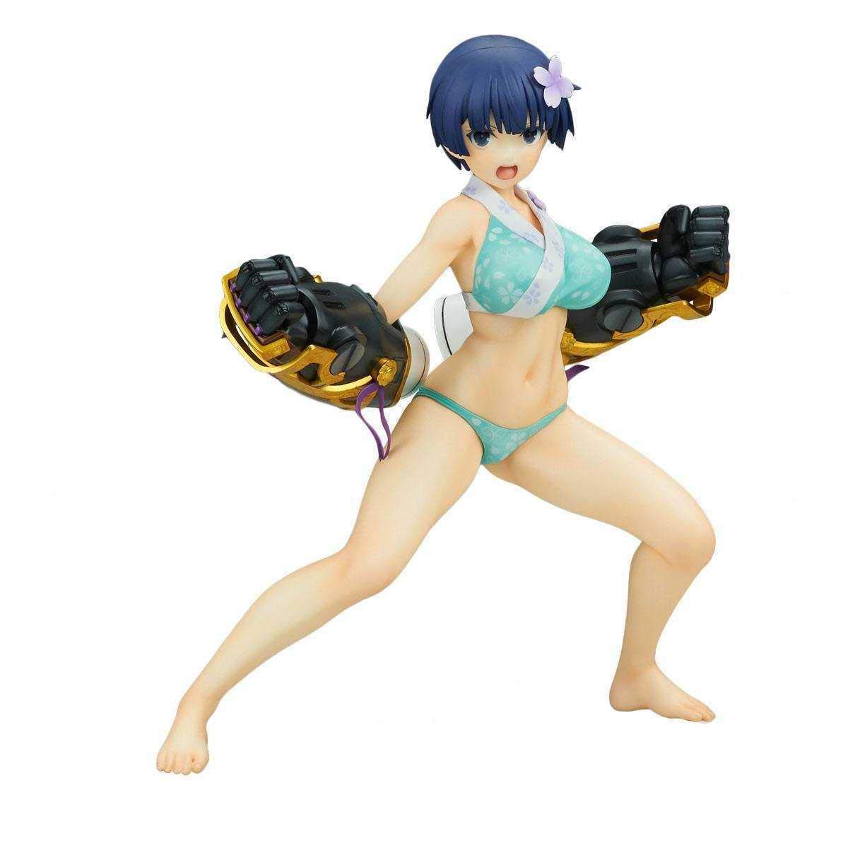 

Senran Kagura Yozakura Купальник Масштаб ABS ПВХ Раскрашенная Готовая Фигурка Версия. 1/6 и синий