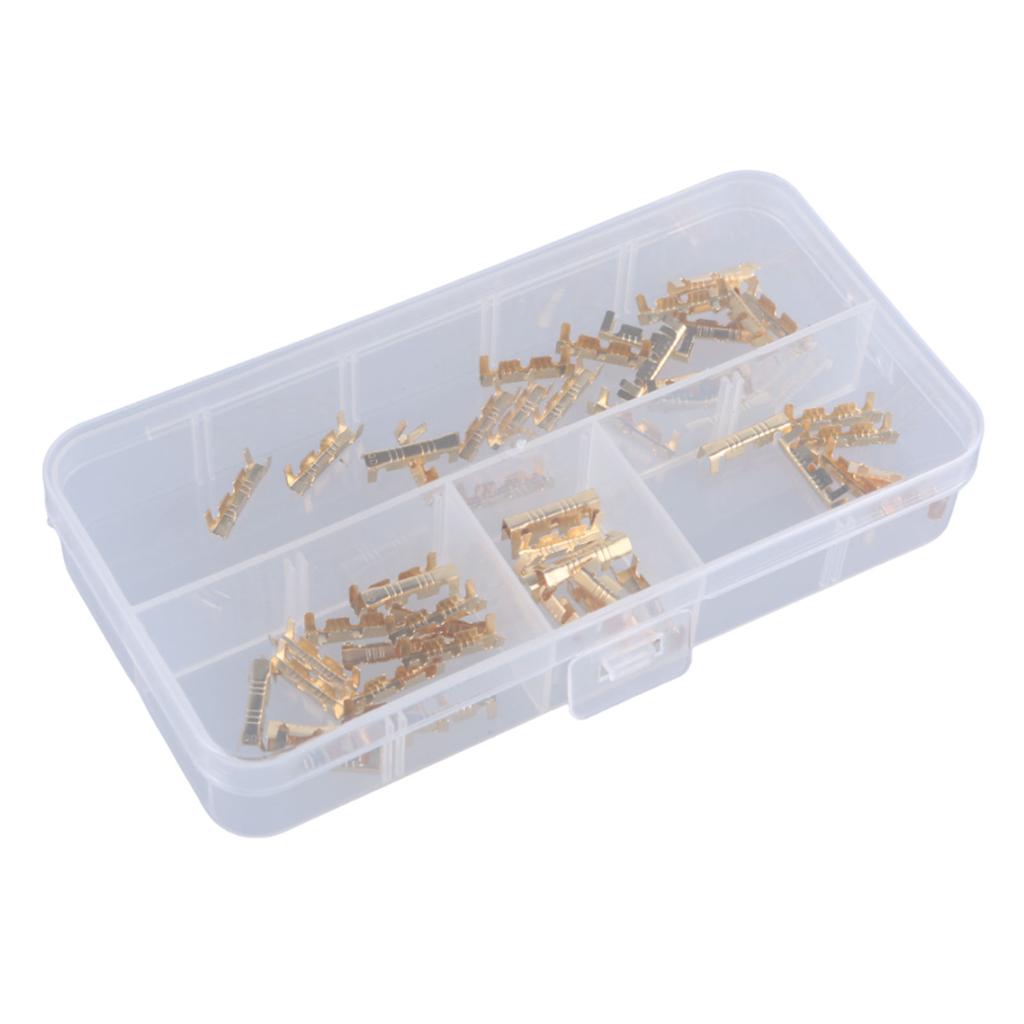 Upgrades Wire Connectors Cold Press Electric Wire Connectors Set Metal Wire Terminals for Electrical Repairs & Projects