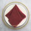 10pcs 32x32cm Cloth Napkins Pure Cotton Gauze Soft Napkin Handkerchief Vintage Banquet Garden Party Wedding Table Decoration