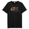 Amplified Unisex Adult Colourful Naughty By Nature T-Shirt