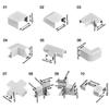 Dust-proof Junction Box Power Cable Protector Wire Protection Cover Wire Organizer Wire Box