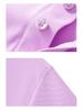 Korean Smiley Embroidered Heavy-Duty Cotton Lapel Polo Shirt for Women