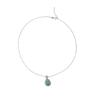 Elegant Jade Gourd 925 Silver Necklace - Luxury & Versatile Clavicle Chain