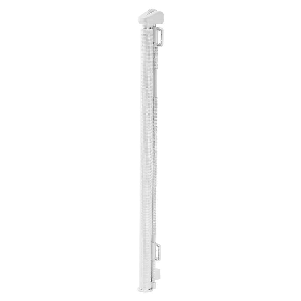 Retractable Baby Gate, Extends To 1450 Mm Wide, 980 Mm Tall, with Security Lock, Easy To Use, Walk Through Without Tripping, Mesh Dog Gate for Stairs,